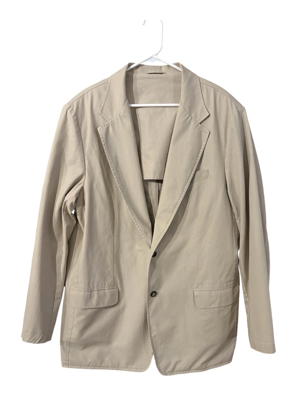 L.L. Bean Vintage Men's Light Beige Blazer Jacket